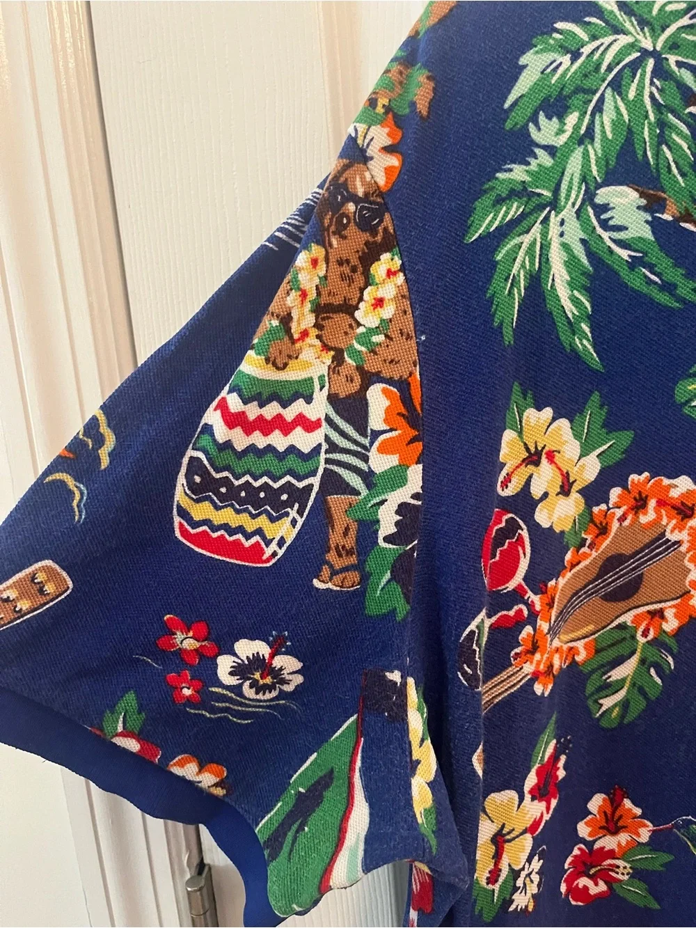 Polo Ralph Lauren Tropical Polo Bear Hawaiian Shirt XL